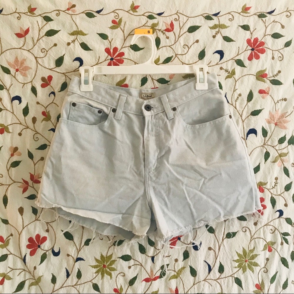 Vintage LLBean High Rise Cutoff Shorts
